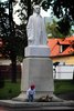 Park A. Sládkoviča - oprava sochy A. Sládkoviča